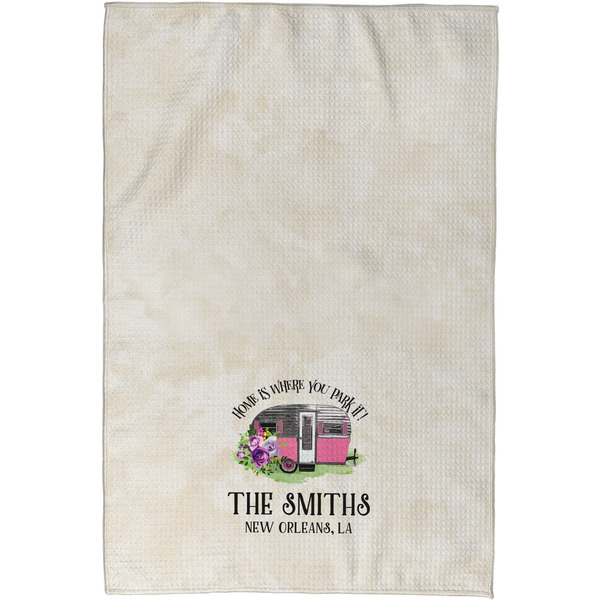 Camper Waffle Weave Towel - Full Color Print - Approval Image