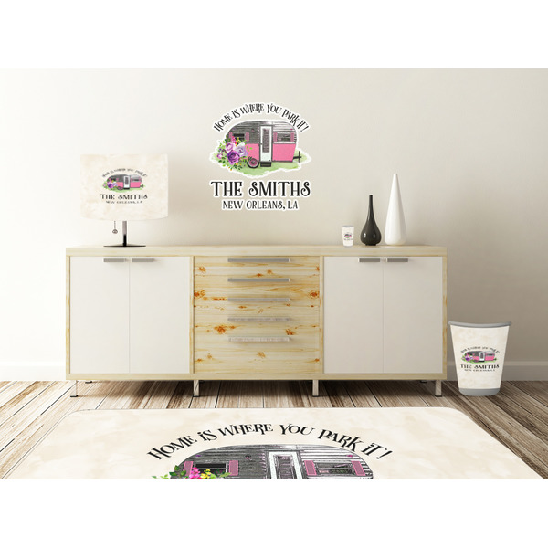Camper Wall Graphic Decal Wooden Desk