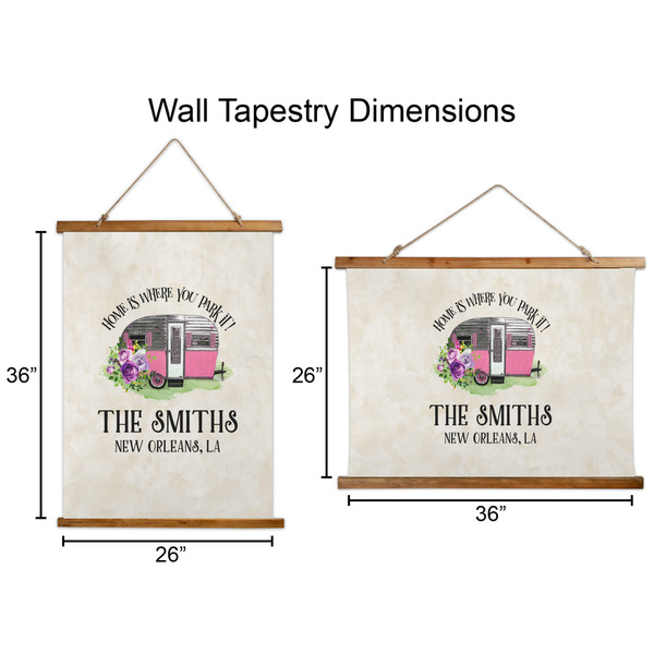 Camper Wall Hanging Tapestries - Parent/Sizing