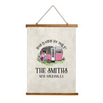 Camper Wall Hanging Tapestry - Tall (Personalized)