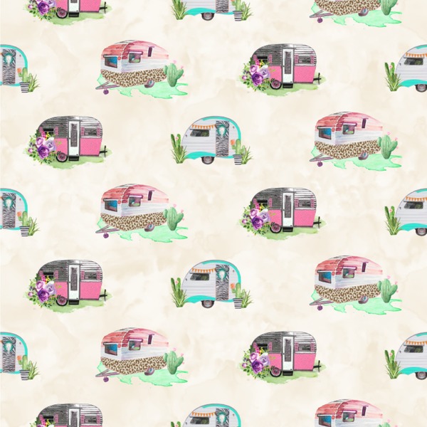 Custom Camper Wallpaper & Surface Covering (Water Activated 24"x 24" Sample)