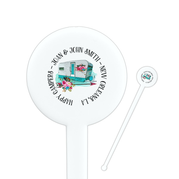 Custom Camper Round Plastic Stir Sticks (Personalized)