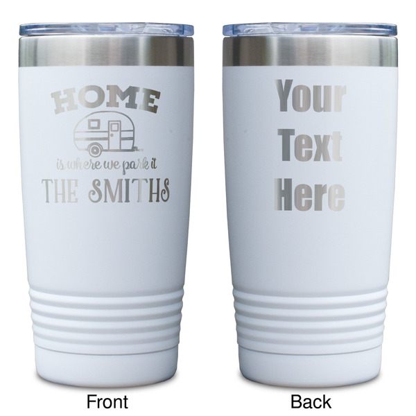 Camper White Polar Camel Tumbler - 20oz - Double Sided - Approval