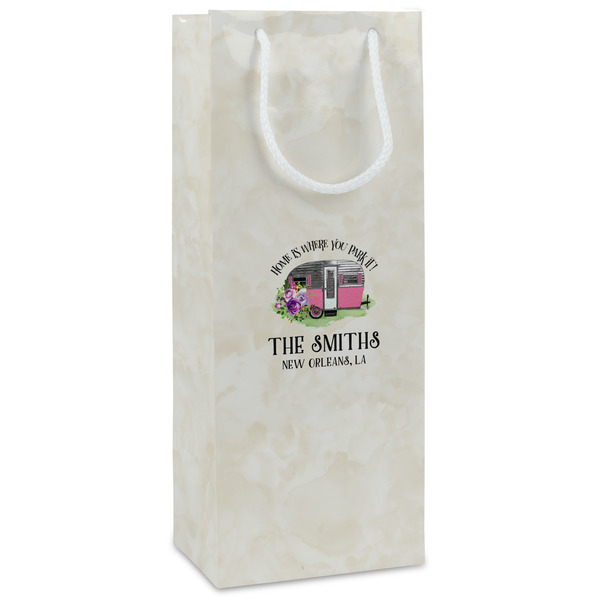 Custom Camper Wine Gift Bags (Personalized)