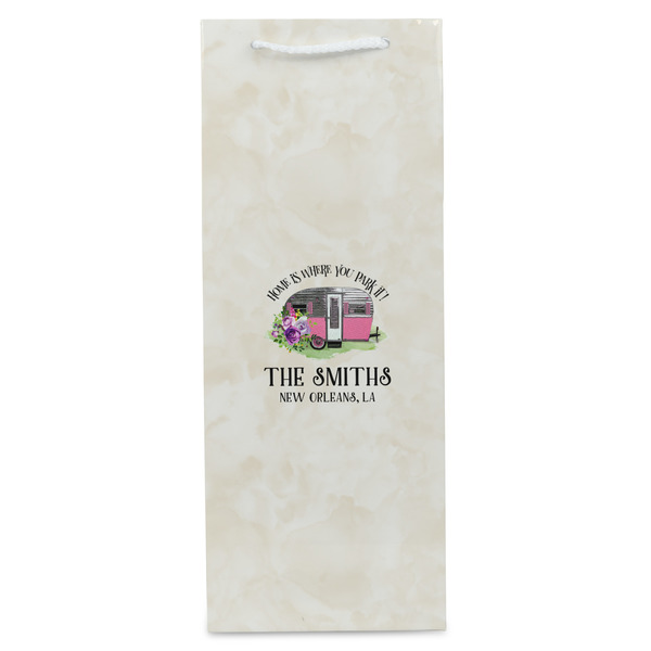 Camper Wine Gift Bag - Matte - Front