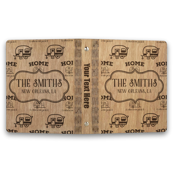 Camper Wood 3-Ring Binders - 1" Half-Letter - Approval