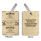 Camper Wood Luggage Tags - Rectangle - Approval