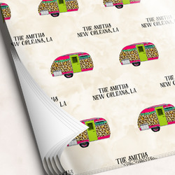 Camper Wrapping Paper Sheets - Single-Sided - 20" x 28" (Personalized)