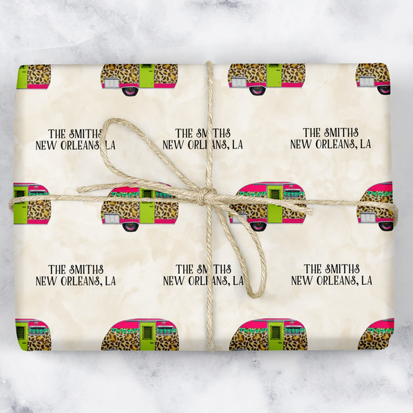 Custom Camper Wrapping Paper (Personalized)