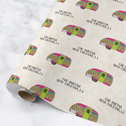 Camper Wrapping Paper Roll - Medium - Matte (Personalized)