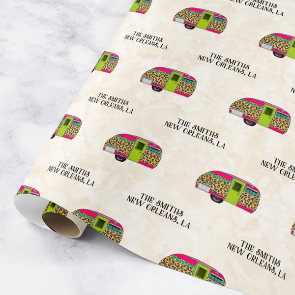Custom Camper Wrapping Paper Roll - Medium (Personalized)