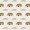 Camper Wrapping Paper Square