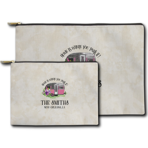 Camper Zippered Pouches - Size Comparison