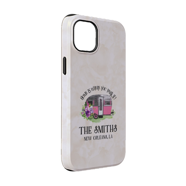 Custom Camper iPhone Case - Rubber Lined - iPhone 14 Pro (Personalized)
