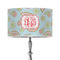 Blue Paisley 12" Drum Lamp Shade - Poly-film (Personalized)