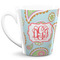 Blue Paisley 12 Oz Latte Mug (Personalized)