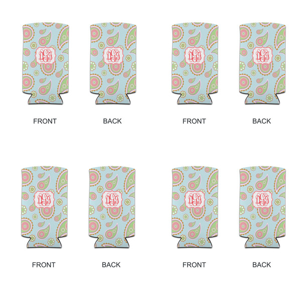 Blue Paisley 12oz Tall Can Sleeve - Set of 4 - APPROVAL