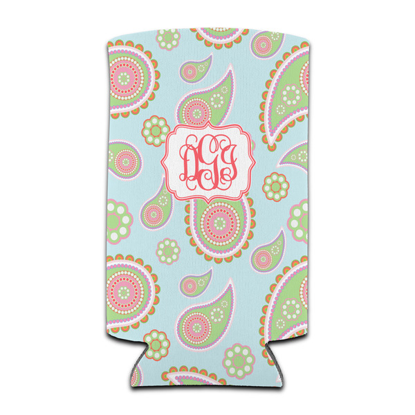 Blue Paisley 12oz Tall Can Sleeve - Set of 4 - FRONT