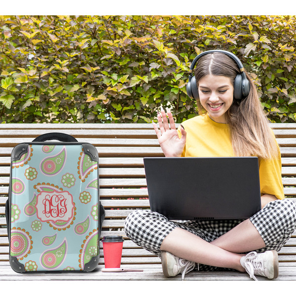Blue Paisley 15" Backpack - LIFESTYLE
