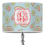 Blue Paisley Drum Lamp Shade (Personalized)