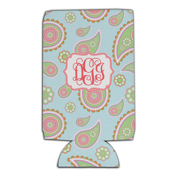 Blue Paisley 16oz Can Sleeve - Set of 4 - FRONT