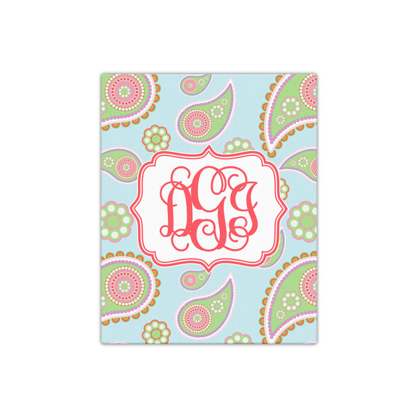 Blue Paisley 16x20 - Canvas Print - Front View