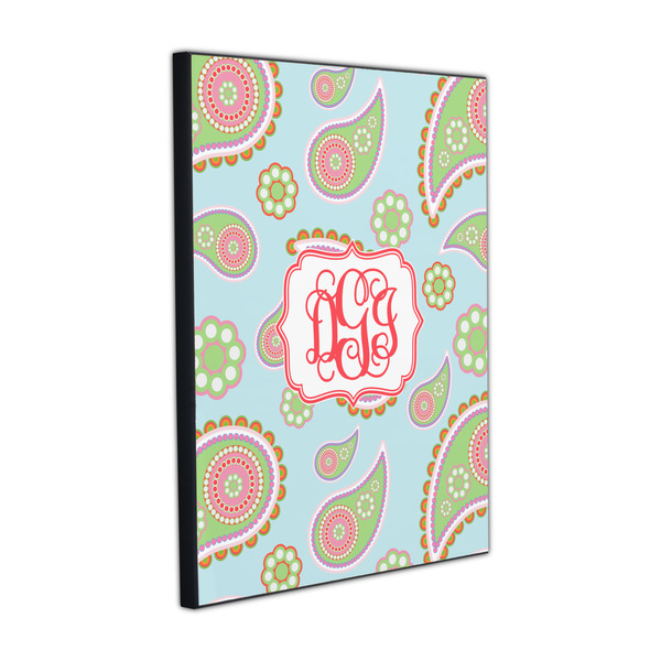 Custom Blue Paisley Wood Prints (Personalized)