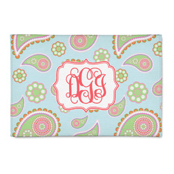 Blue Paisley 2' x 3' Indoor Area Rug (Personalized)