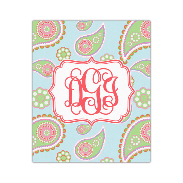 Blue Paisley 20x24 - Canvas Print - Front View