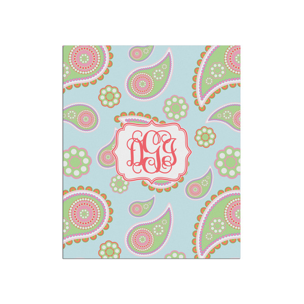 Custom Blue Paisley Poster - Matte - 20x24 (Personalized)