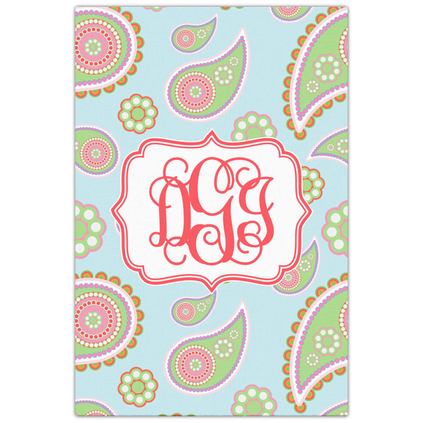 Blue Paisley 20x30 - Canvas Print - Front View