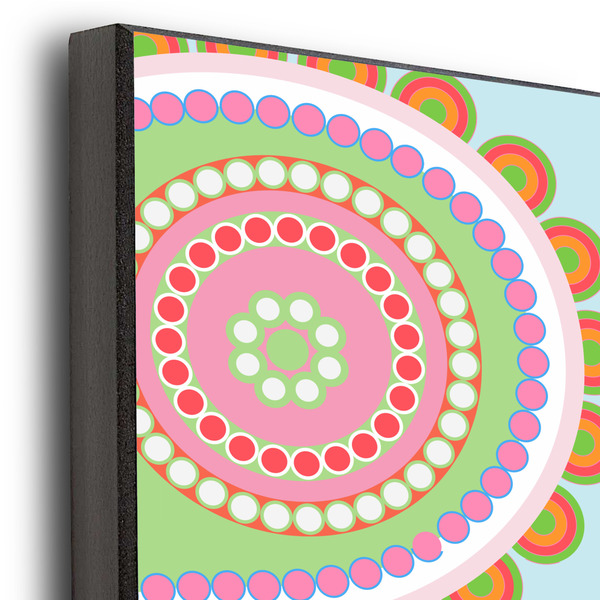 Blue Paisley 20x30 Wood Print - Closeup