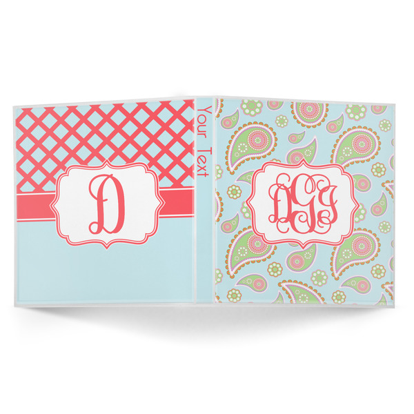 Blue Paisley 3-Ring Binder Approval- 1in