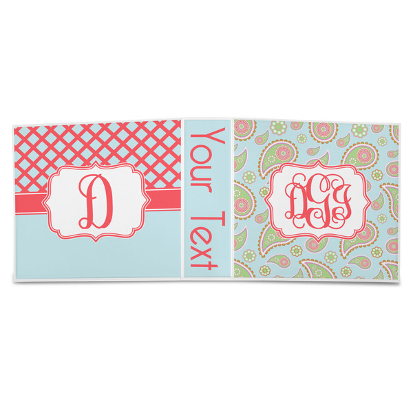 Blue Paisley 3-Ring Binder Approval- 3in