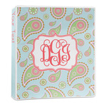 Blue Paisley 3-Ring Binder - 1 inch (Personalized)