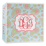 Blue Paisley 3-Ring Binder - 2 inch (Personalized)