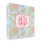 Blue Paisley 3 Ring Binder - Full Wrap - 2" (Personalized)