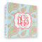 Blue Paisley 3 Ring Binder - Full Wrap - 3" (Personalized)