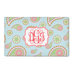 Blue Paisley 3' x 5' Patio Rug (Personalized)