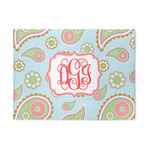 Blue Paisley 5' x 7' Indoor Area Rug (Personalized)