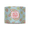 Blue Paisley 8" Drum Lampshade - FRONT (Fabric)