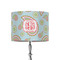 Blue Paisley 8" Drum Lamp Shade - Fabric (Personalized)