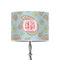 Blue Paisley 8" Drum Lamp Shade - Poly-film (Personalized)