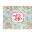 Blue Paisley 8' x 10' Patio Rug (Personalized)