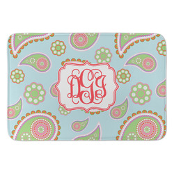 Blue Paisley Anti-Fatigue Kitchen Mat (Personalized)