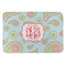 Blue Paisley Anti-Fatigue Kitchen Mat (Personalized)