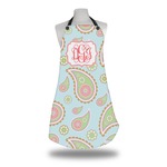 Blue Paisley Apron w/ Monogram