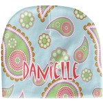 Blue Paisley Baby Hat (Beanie) (Personalized)
