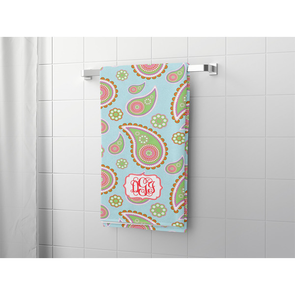 Blue Paisley Bath Towel - LIFESTYLE