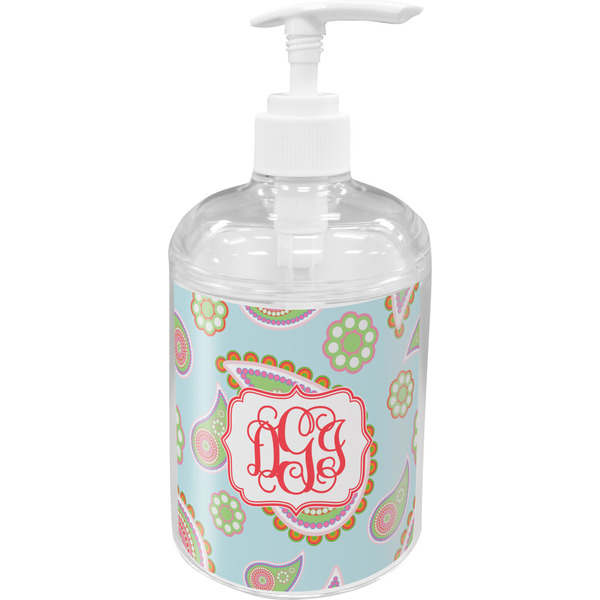 Blue Paisley Bathroom Accessories Set (Personalized)
